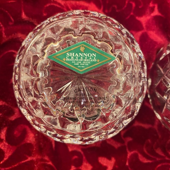 SHANNON CRYSTAL DESIGNS OF IRELAND these gorgeous votive candle holders are new! - Picture 6 of 9